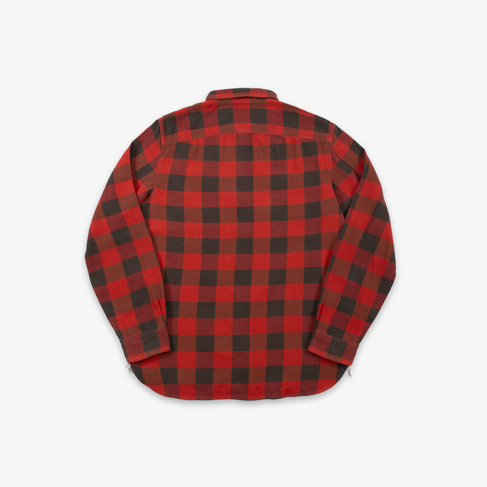 RRL Plaid Twill Workshirt Red / Black