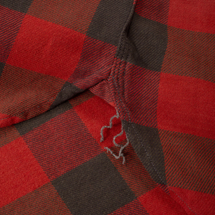 RRL Plaid Twill Workshirt Red / Black