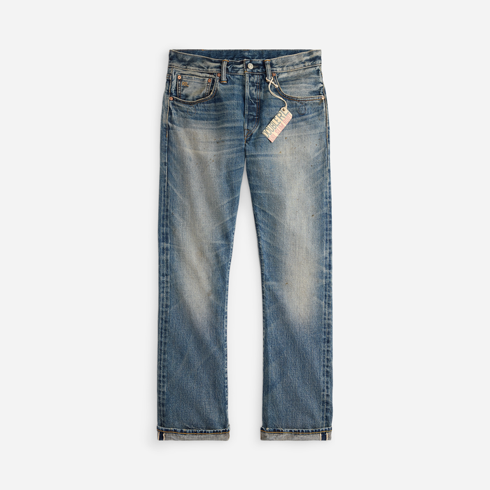 RRL Slim Boot Selvedge Jeans Briarfield Wash