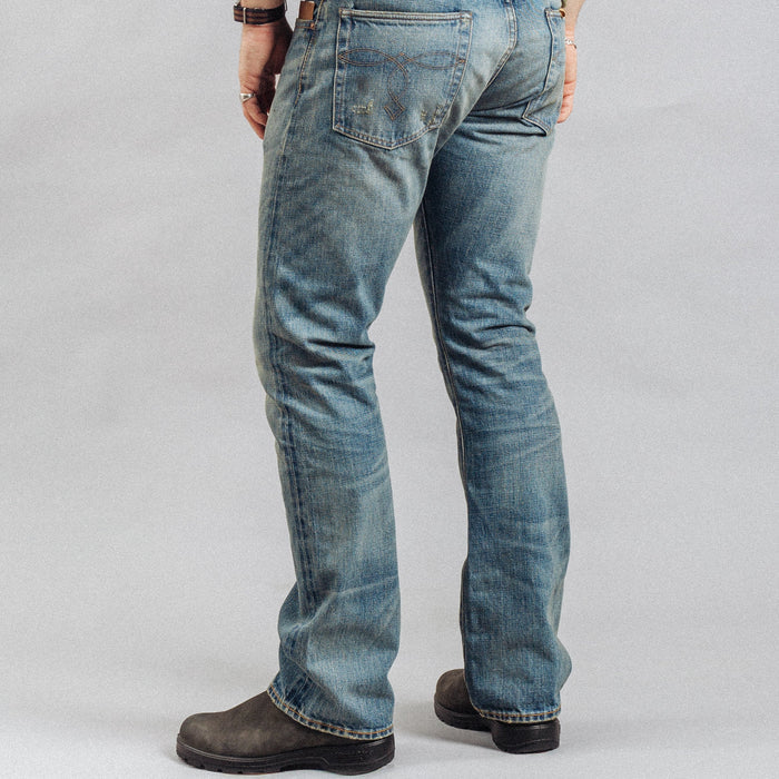 RRL Slim Boot Selvedge Jeans Briarfield Wash