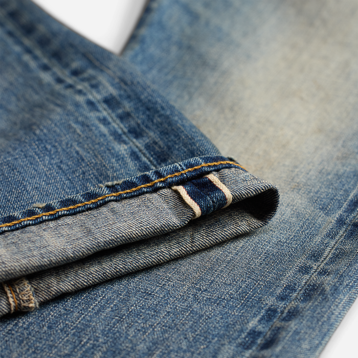 RRL Slim Boot Selvedge Jeans Briarfield Wash
