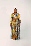 SAINT TROPEZ SKIRT SET - YELLOW