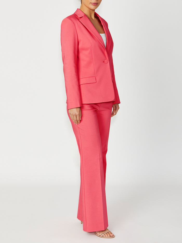 Women's Cotton Wide Leg Pant in Orange | Sanchez
