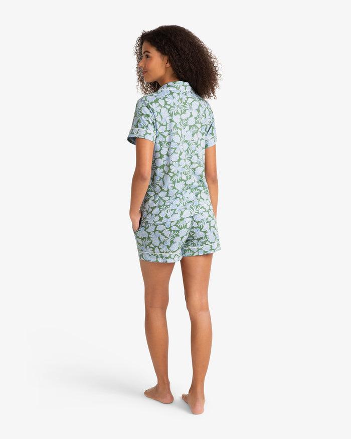 Sara Pajama in Shell Fan