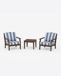 Savannah 3-Piece Deep Seating Set in Cabana Stripe