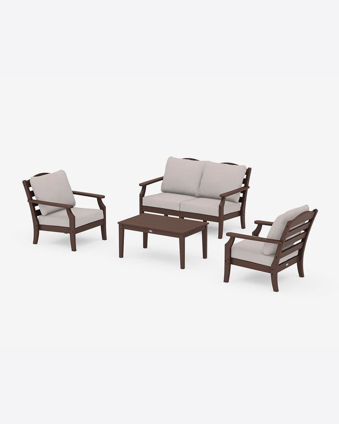 Savannah 4-Piece Deep Seating Set with Loveseat