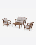 Savannah 4-Piece Deep Seating Set with Loveseat