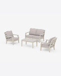 Savannah 4-Piece Deep Seating Set with Loveseat