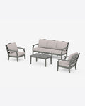 Savannah 4-Piece Deep Seating Set with Sofa