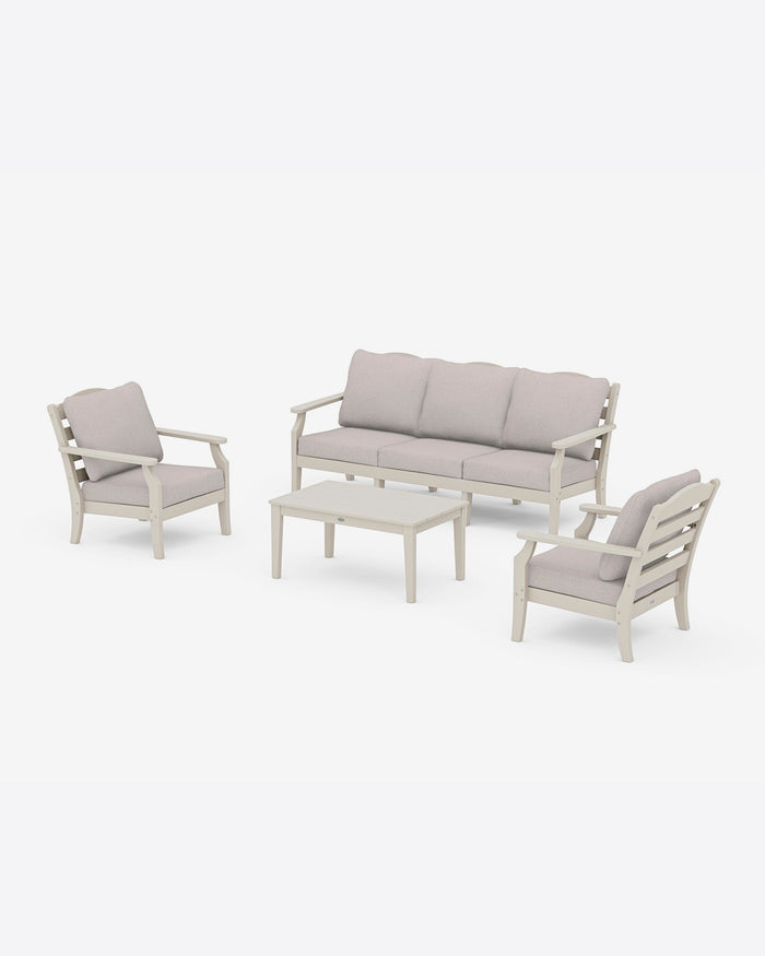Savannah 4-Piece Deep Seating Set with Sofa