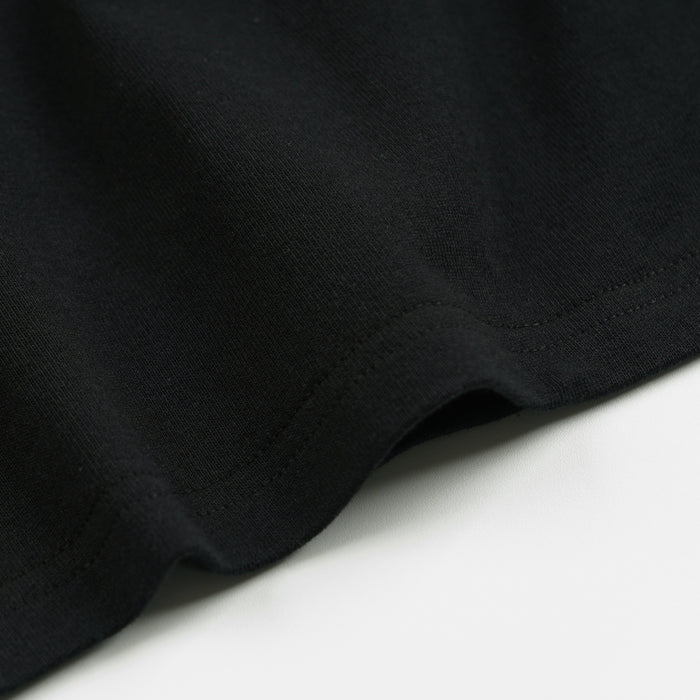 SCRATCH BUILT MOTORS HALF T-SHIRT - BLACK