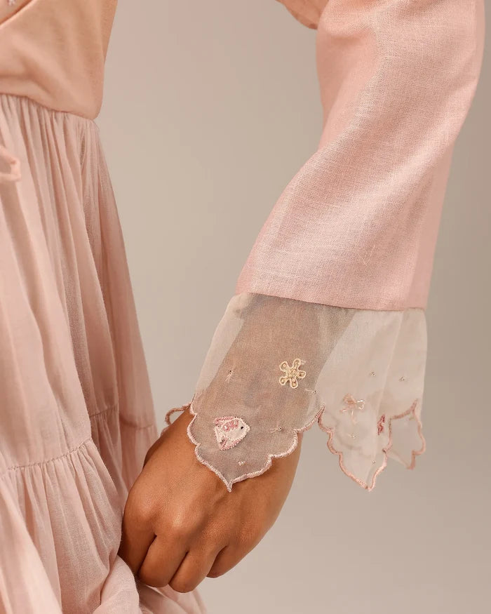 Sea Salt flowy Long Dress - OurDve