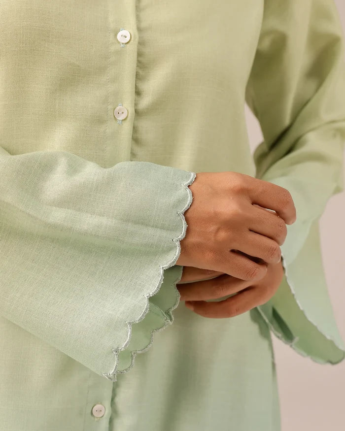 Seafoam Linen Dress - OurDve