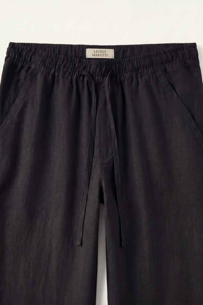Sestri Tencel Drawstring Trousers Black