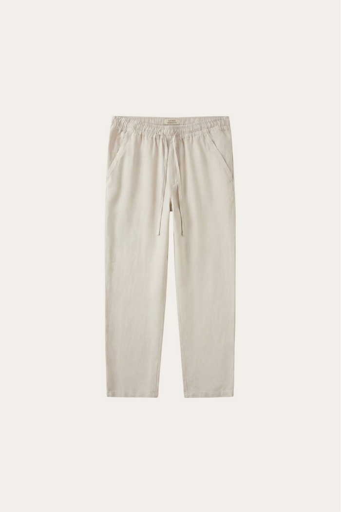 Sestri Tencel Drawstring Trousers White
