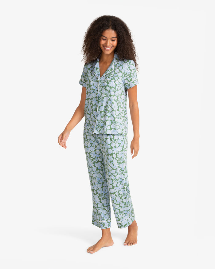 Short Sleeve Linda in Shell Fan