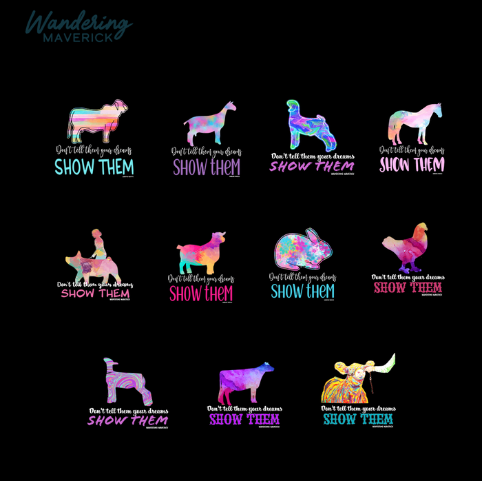 Show Them- Choose Your Animal– Crewneck