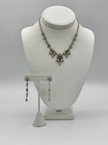 Silver Bloom Necklace Set