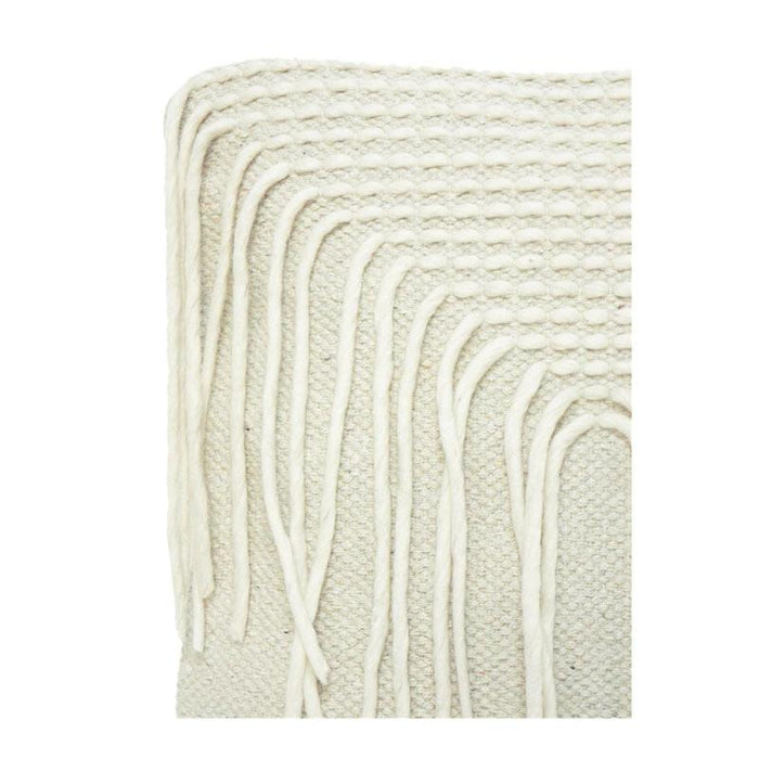 Stoneleigh & Roberson Sky Woven Woolen Tassel Cushion (45cm) | Koop.co.nz