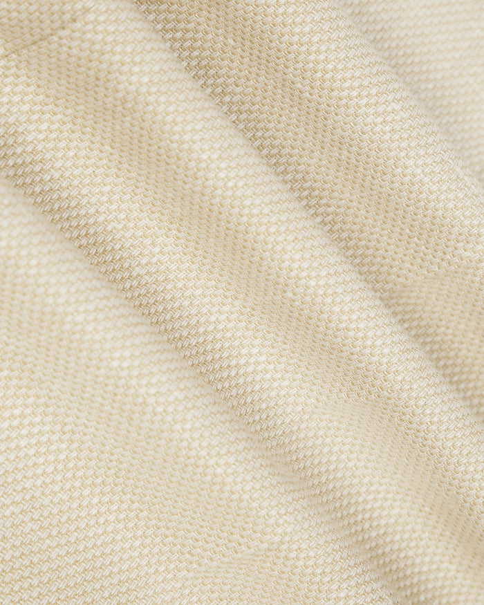Slim Comfort B-95 Formal Beige Textured Trouser - Flora