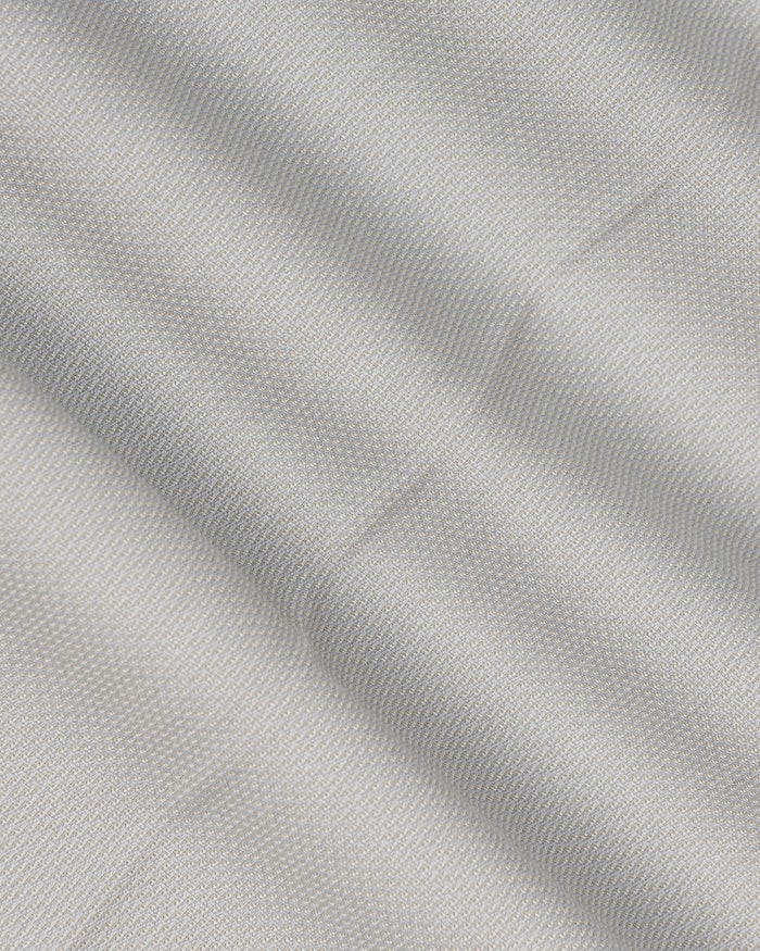 Slim Comfort B-95 Formal Light Grey Textured Trouser - Coach