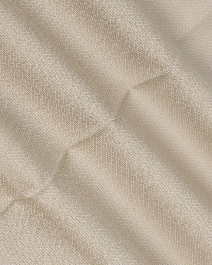 Slim Fit B-91 Formal Beige Textured Trouser - Otto