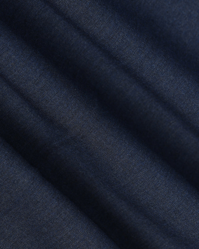 Slim Fit B-91 Formal Blue Solid Trouser - Jonny