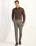 Slim Fit B-91 Formal Mouse Textured Trouser - Fendi
