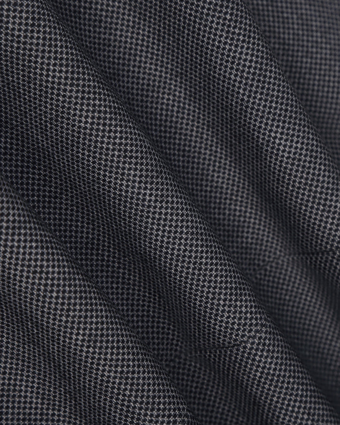 Slim Fit B-91 Formal Navy Printed Trouser - Enzo