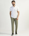Sneaker Fit Olive Solid Pant - Icon