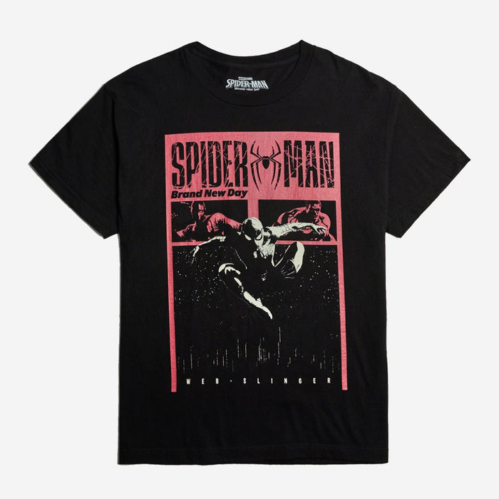 Spider-Man Cover Story Forge Heavyweight Boxy Tee - Heroes & Villains-Marvel-T-Shirt