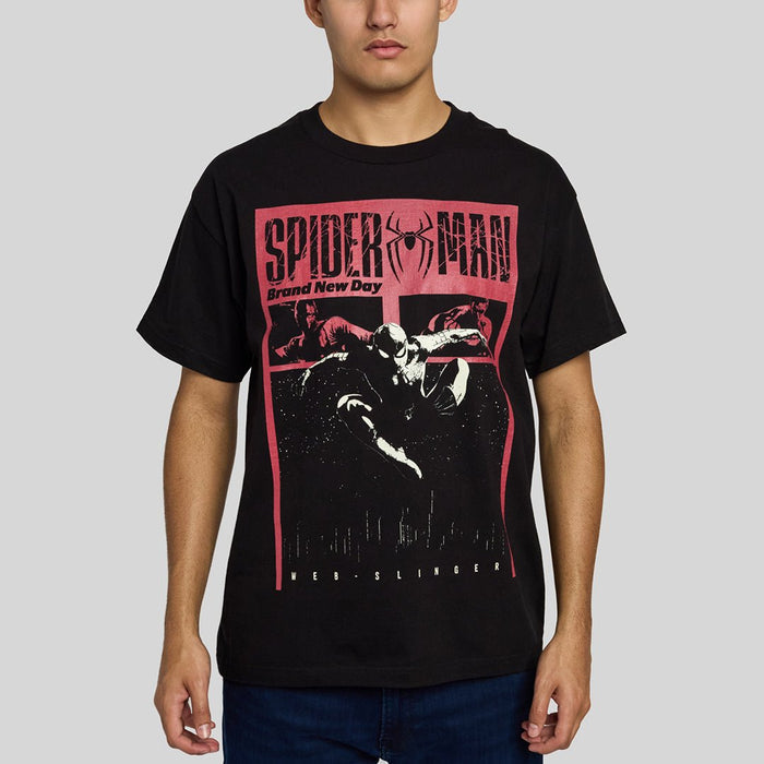 Spider-Man Cover Story Forge Heavyweight Boxy Tee - Heroes & Villains-Marvel-T-Shirt