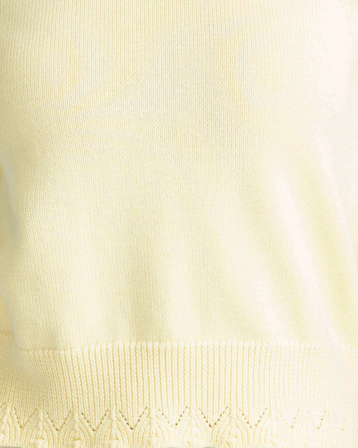 Spring Sweater in Flan
