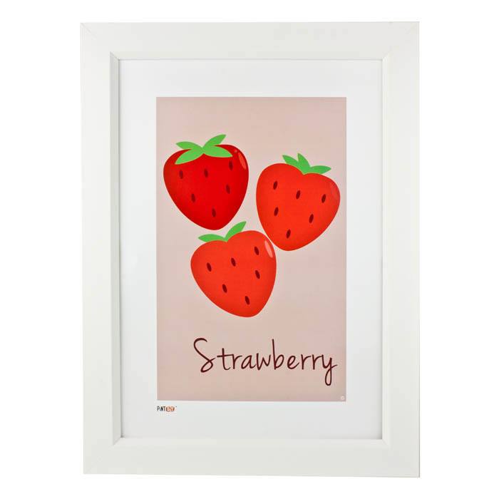 Pint Size Strawberry Print (A3) | Koop.co.nz