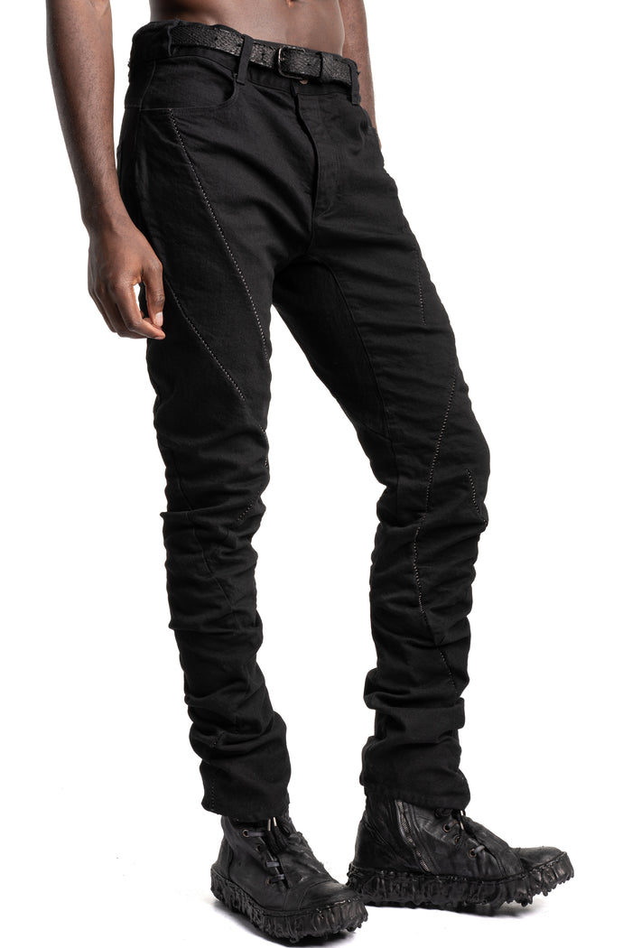 D.Hygen | SS26 - Stretch Denim Overlock Twist Curve Pants, ST107-0326S