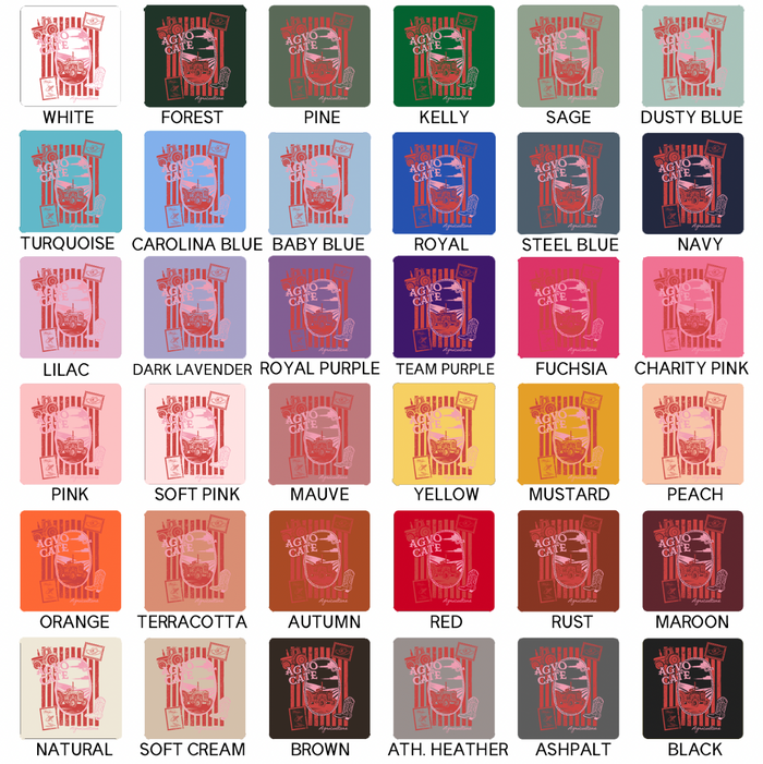 Striped Agriculture Pink and Red- Bella Canvas T-Shirt