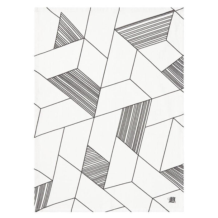 Linens & More Stripey Tile Tea Towel | Koop.co.nz