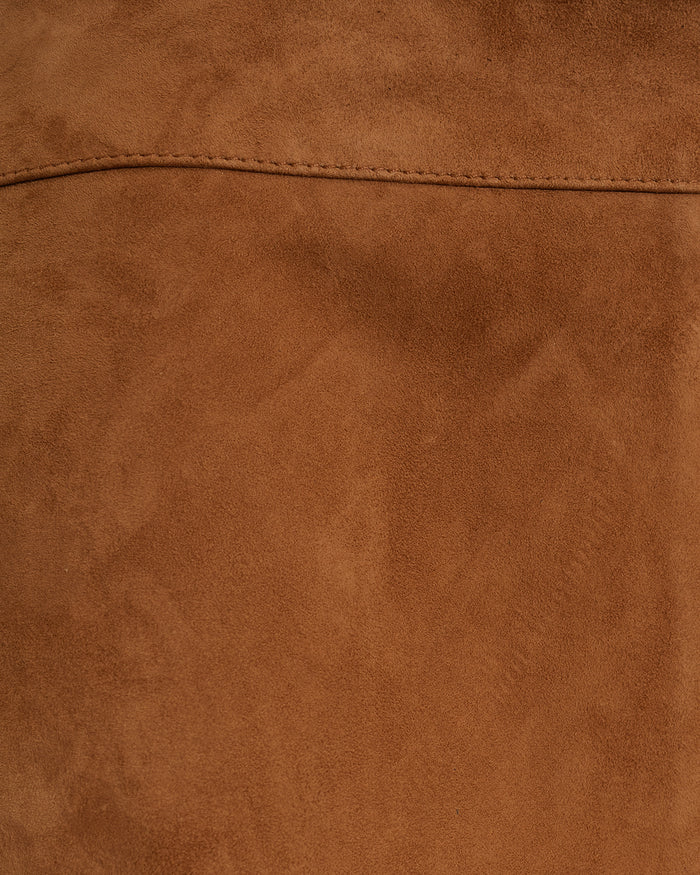 Suede Mini Skirt