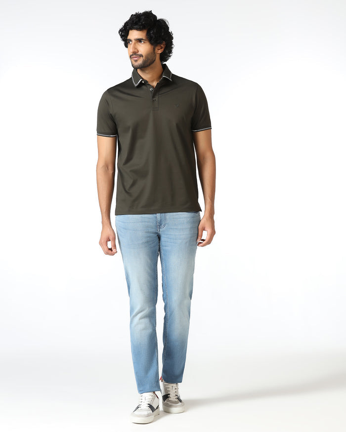 Superflex Slim Comfort Buff Fit Indigo Jeans - Aadan