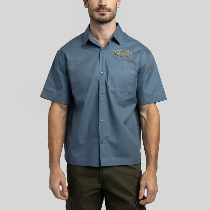 Superman Mechanic Chainstitch Work Shirt - Heroes & Villains-DC Comics-Button-Down