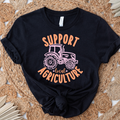 Support Local Agriculture -Tractor - Bella Canvas T-Shirt