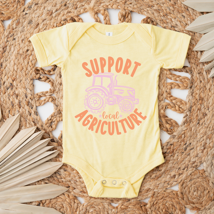 Support Local Agriculture – Tractor – Infant/Toddler/Youth