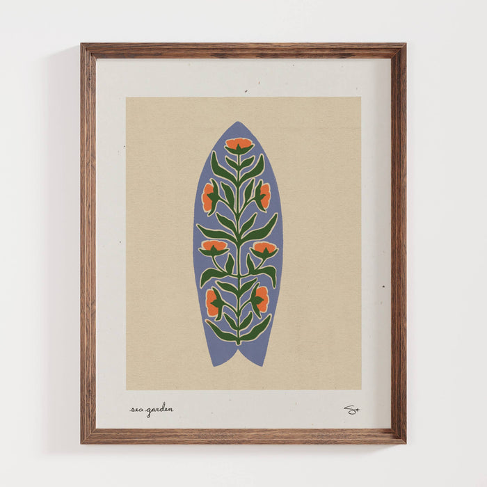 Surf Garden 3 | Surfboard Print