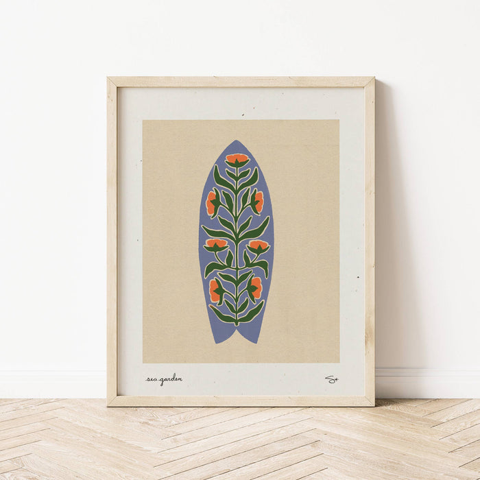 Surf Garden 3 | Surfboard Print