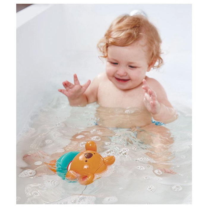 Hape Swimmer Teddy Wind-Up Bath Toy | Koop.co.nz