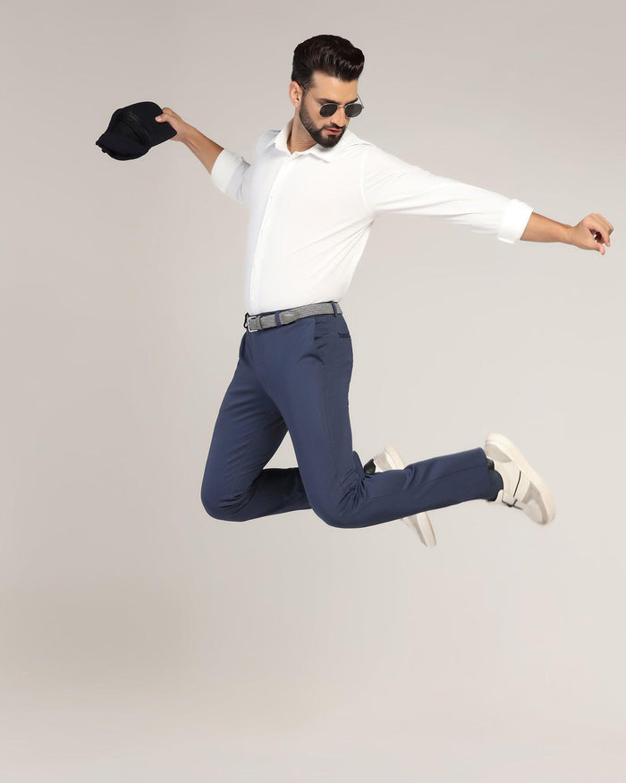 TechPro Formal White Solid Shirt - Zabka