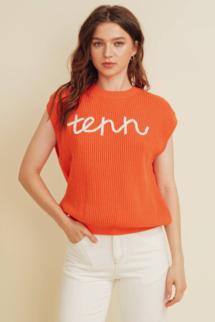 "TENN" Sweater Vest