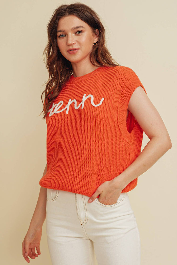 "TENN" Sweater Vest