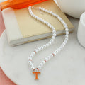 Tennessee Pearl & Crystal Logo Necklace