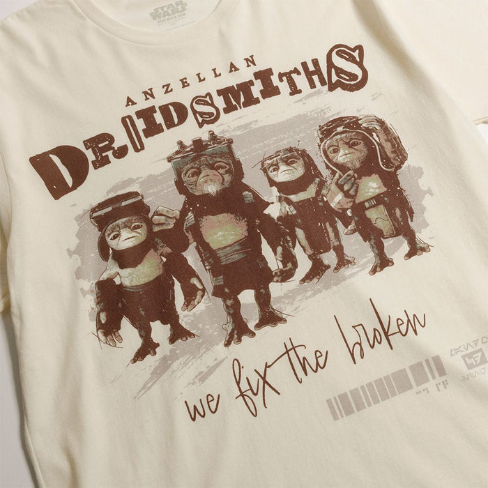 The Anzellan Droidsmiths Poster Classic Comfort Tee - Heroes & Villains-Star Wars-T-Shirt